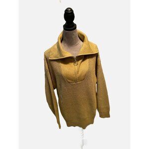 VTG Ava & VIV Women turtleneck Zipper Pullover Chunky Sweater Size 1X. Pre-Own